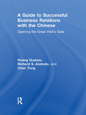 cover image of A Guide to Successful Business Relations With the Chinese